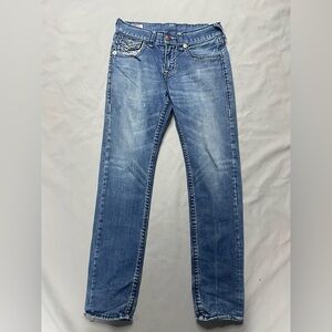 Vintage Y2K True Religion USA Made Billy Super T Jeans (30x33) Blue Denim READ